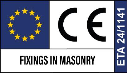 Pictograma Fixings in masonry ETA 24 1141